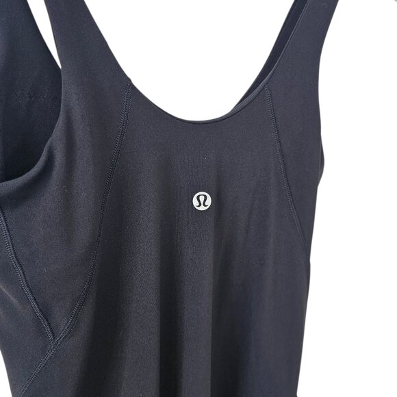 Lululemon Align Bodysuit 25" Black, Nulu, V-Neck, Jumpsuit, One Piece, Size 4 - Picture 5 of 9